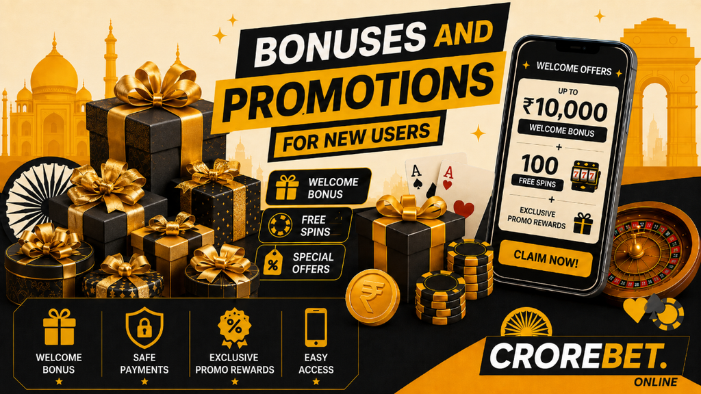 CroreBet Bonuses and Promotions for New Users