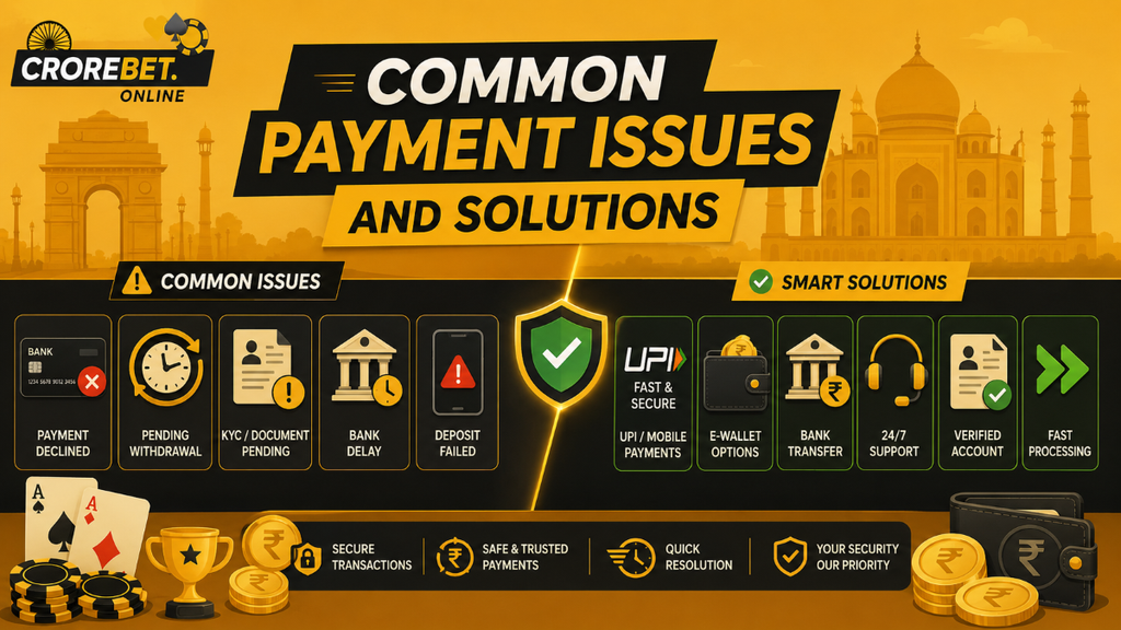 CroreBet Common Payment Issues and Solutions